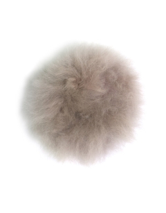 Stone Alpaca Fur Pom Pom