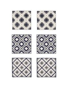 Bargello Tile Coaster Kit: Amsterdam