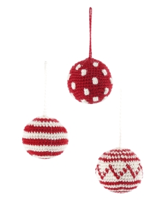 Crocheted Christmas Baubles