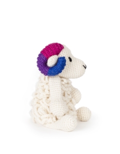 Dougie the Pride Ram: Bisexual Flag