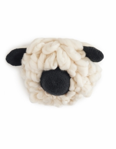 Giant Lisa the Valais Blacknose Sheep Head