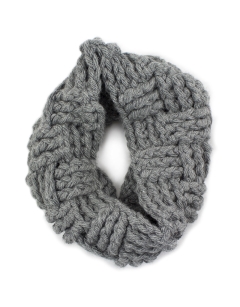 Chunky Basketweave Cowl