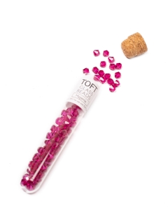 TOFT Glass Beads: Magenta