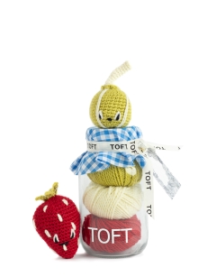 Strawberry and Gooseberry Jam Jar