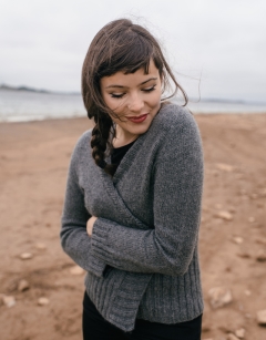 Slanted Rib Cardigan