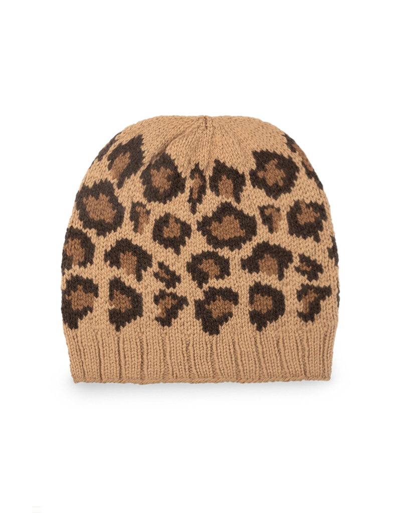 Leopard Serengeti Hat Knitting Kit | TOFT