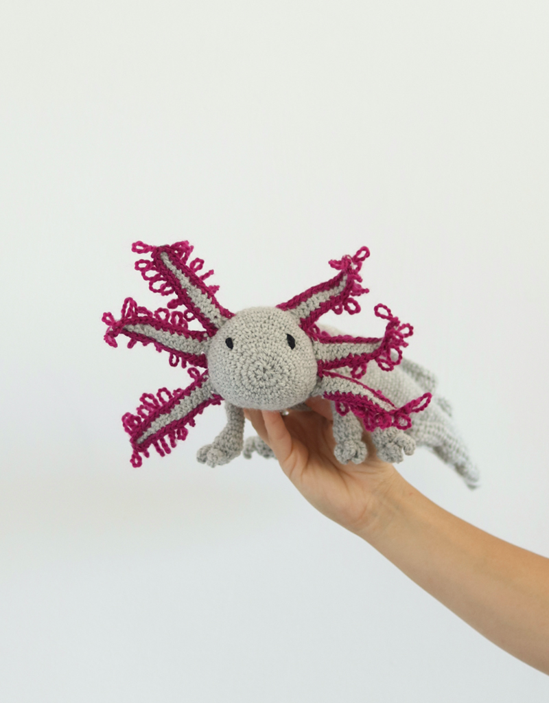 Crochet Axolotl Amigurumi Project