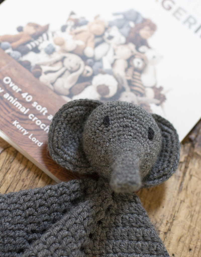 Crochet Elephant Comforter Amigurumi Project British Wool Toft