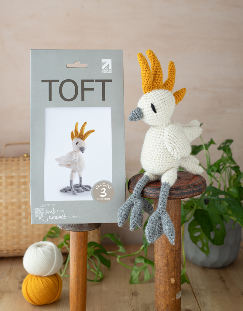 Cockatoo Crochet Bird Kit | TOFT