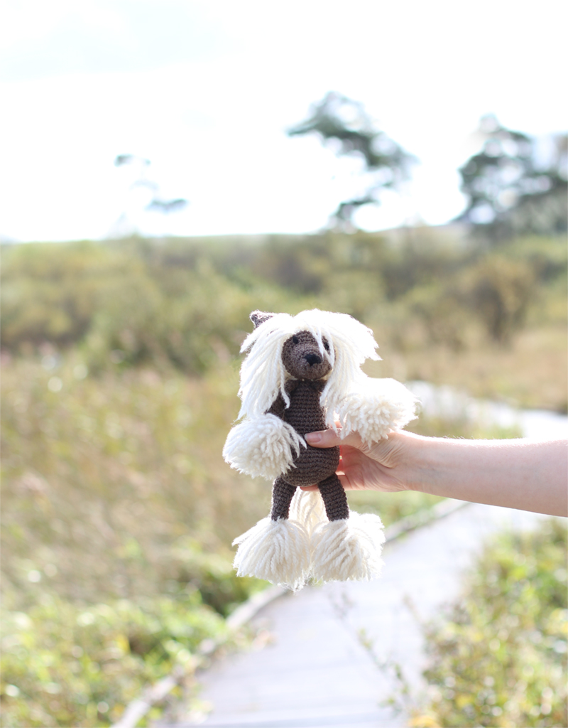 Crochet Chinese Crested Amigurumi Kit TOFT