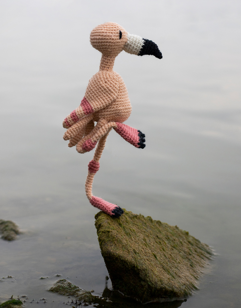 Greater Flamingo Crochet Kit | TOFT