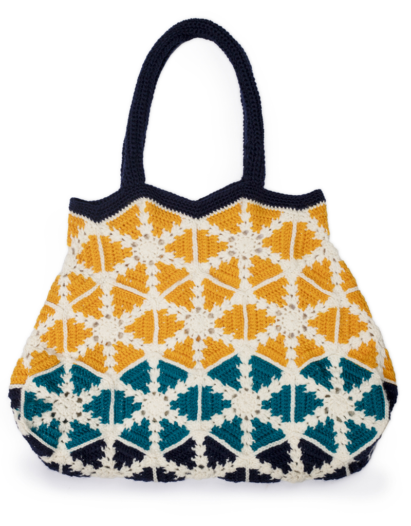 Flower Hexagon Bag Crochet Pattern