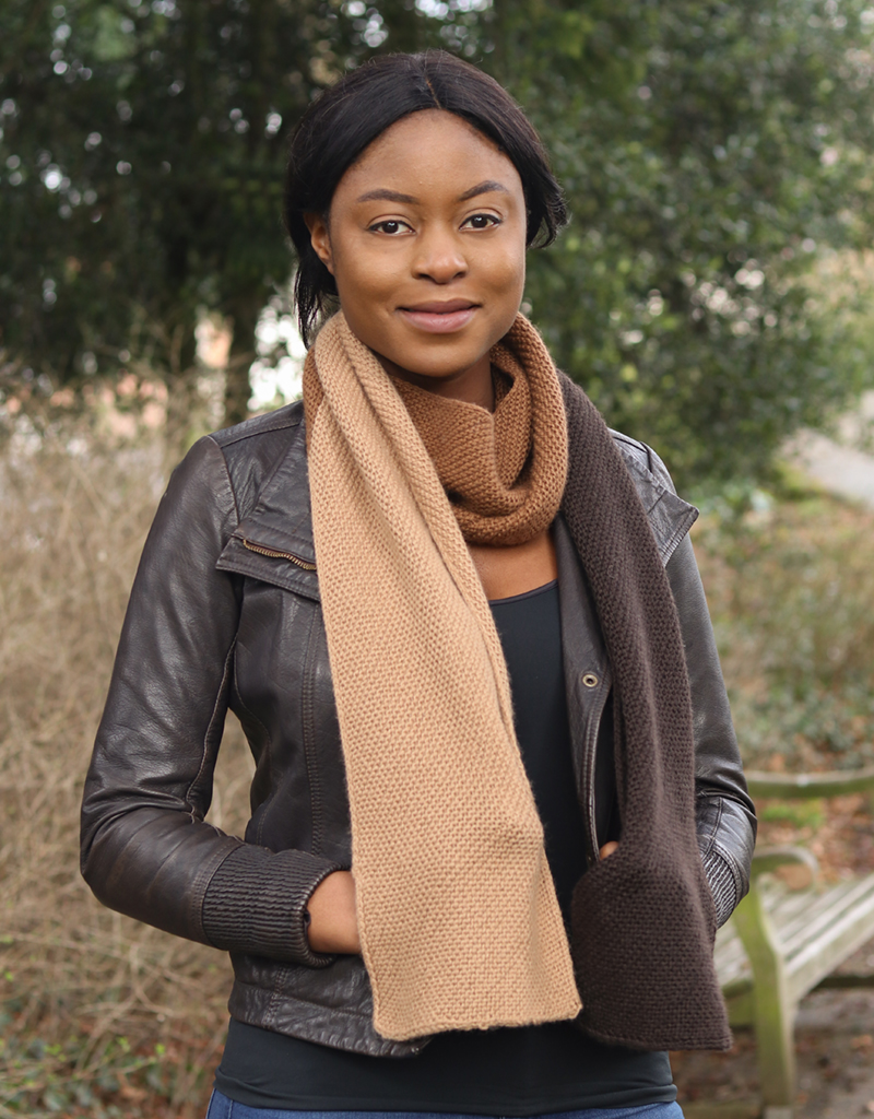 Striped Scarf Diagonal Scarf Knitting Pattern Free Shawl Infinity