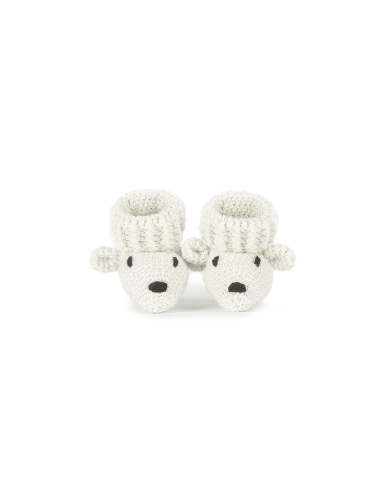 Irreplaceable insulator Elendig Infant Polar Bear Booties Crochet Kit | TOFT
