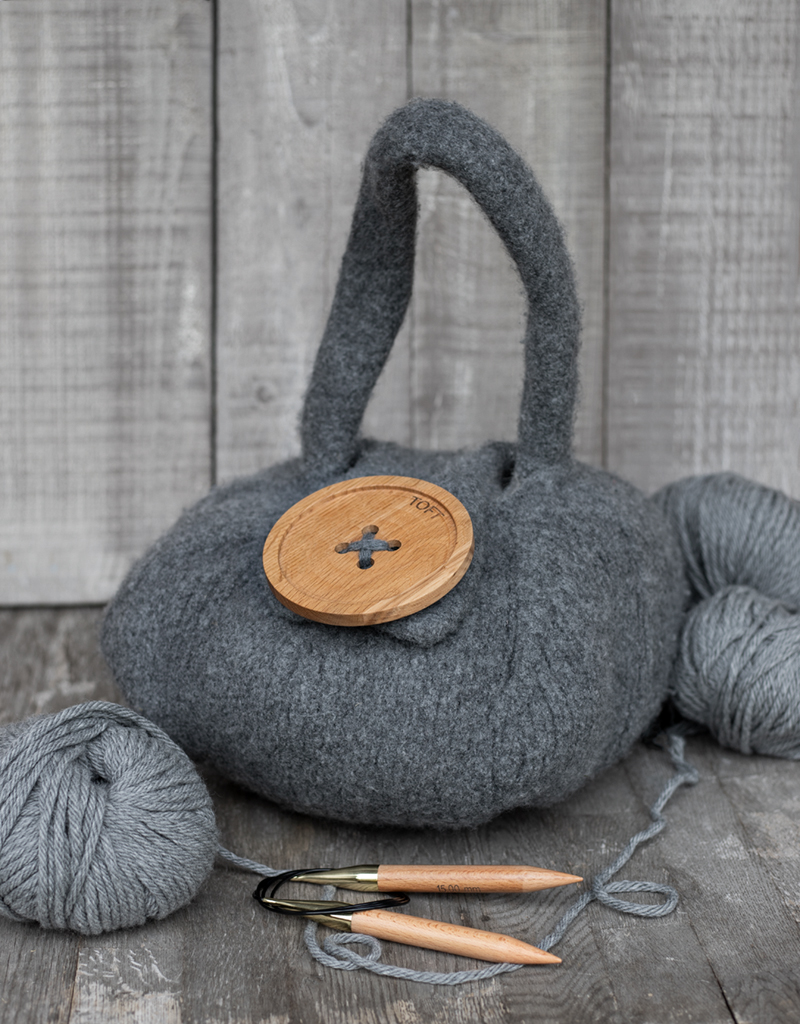 Pure Wool Felted Bag Pattern TOFT