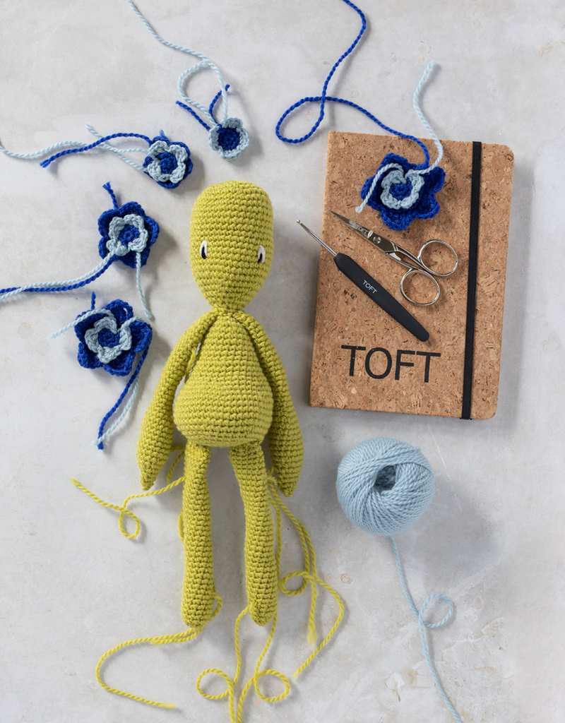 Crochet your own Delphinium Crochet Kit TOFT