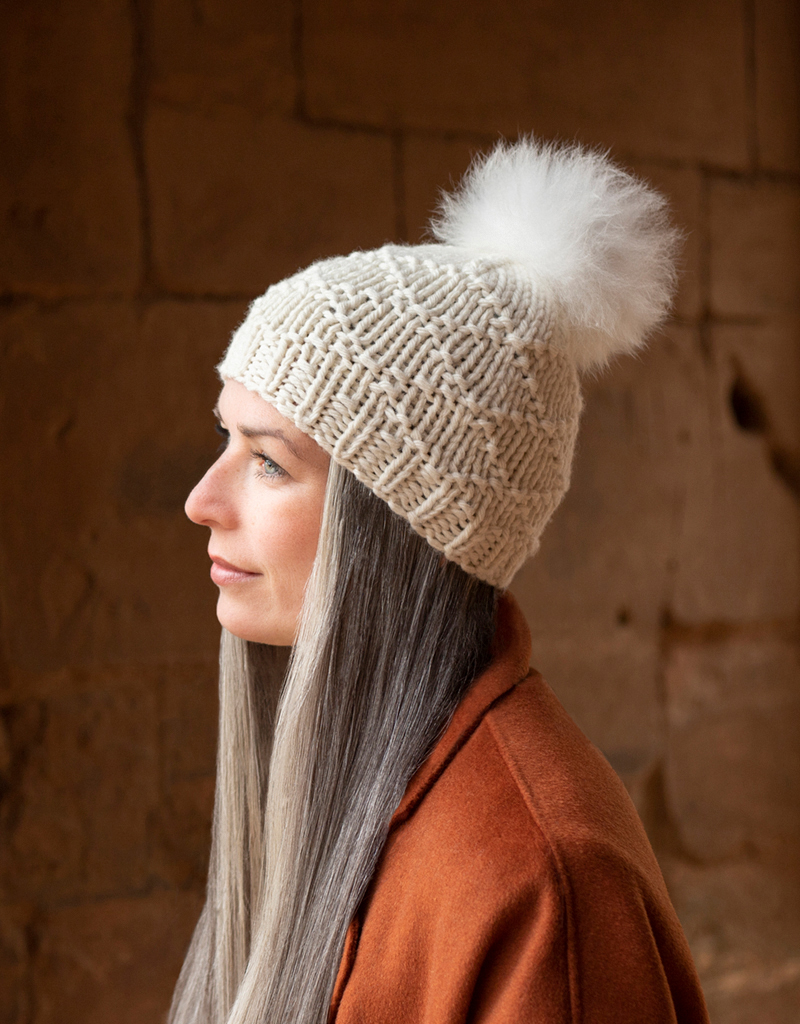 Merlon Pattern Merlon Hat Knitting Kit | TOFT