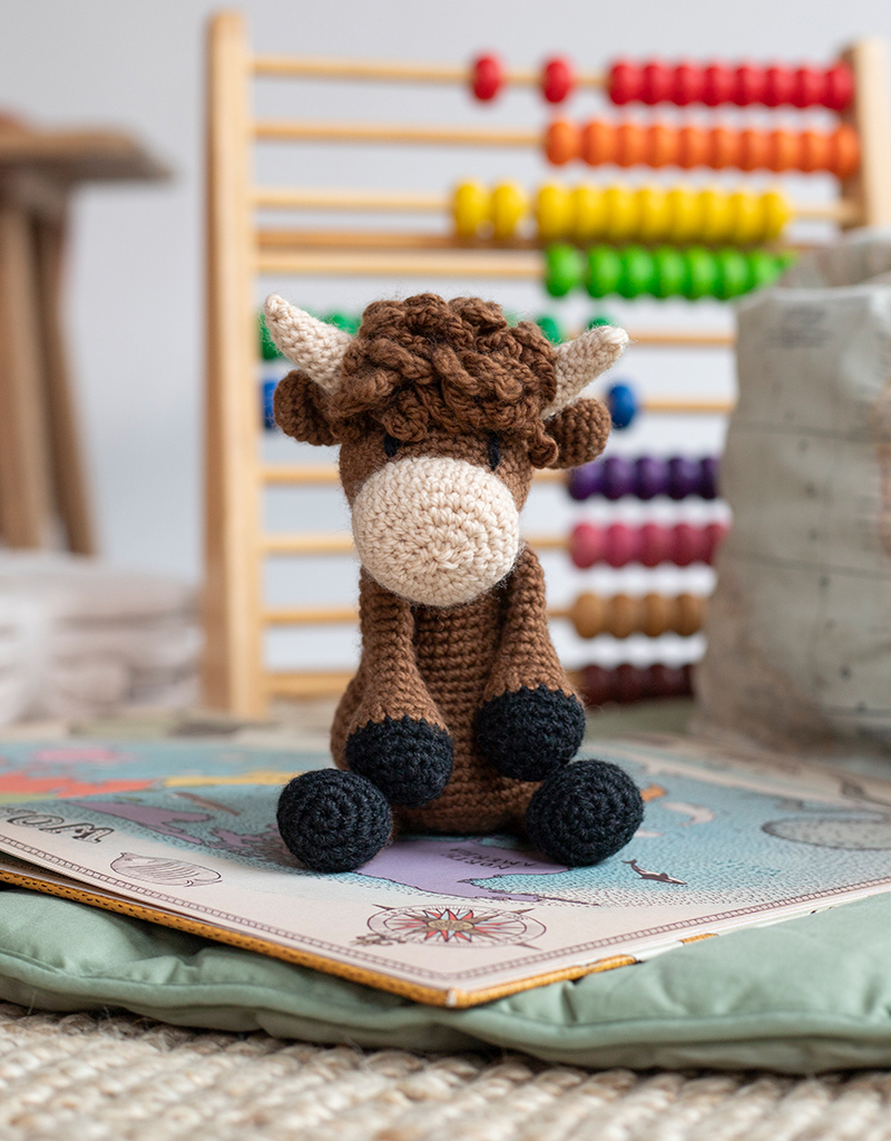 thumbnail image 2 of Crochet Emotional Support Handmade Crochet Positive Cow - Emotional Support Gift With Encouragement Card Encouragement Crochet Toy 2 of 13