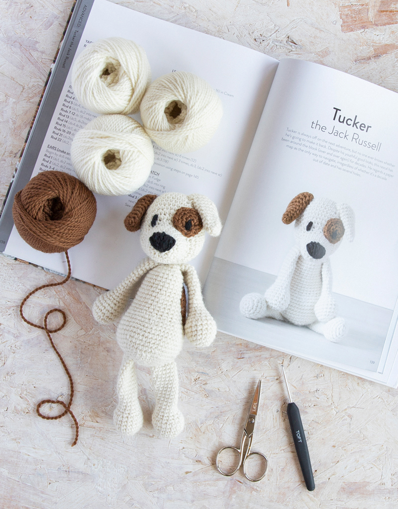 Jack Russell Crochet Dog Kit TOFT