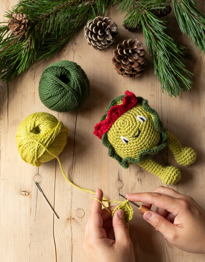 Brussels Sprout Crochet Vegetable Kit | TOFT
