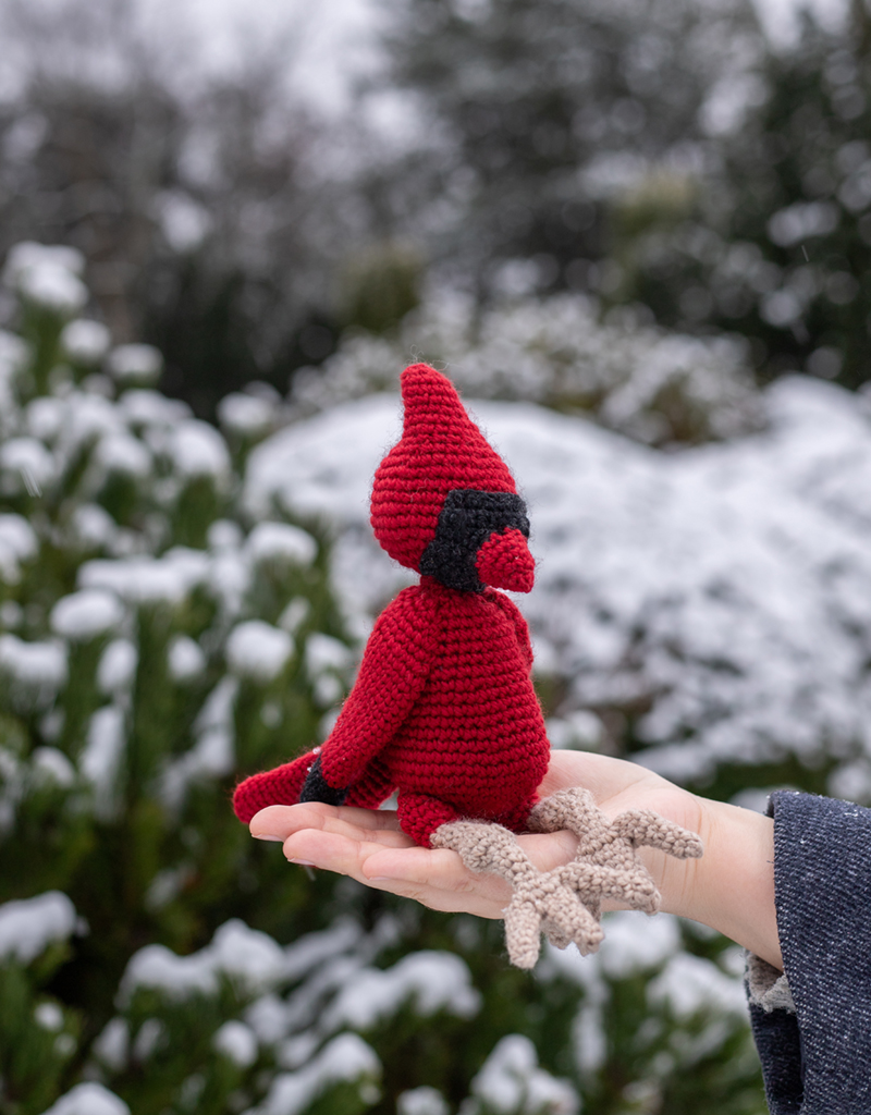 Crochet Red Cardinal Bird Kit TOFT