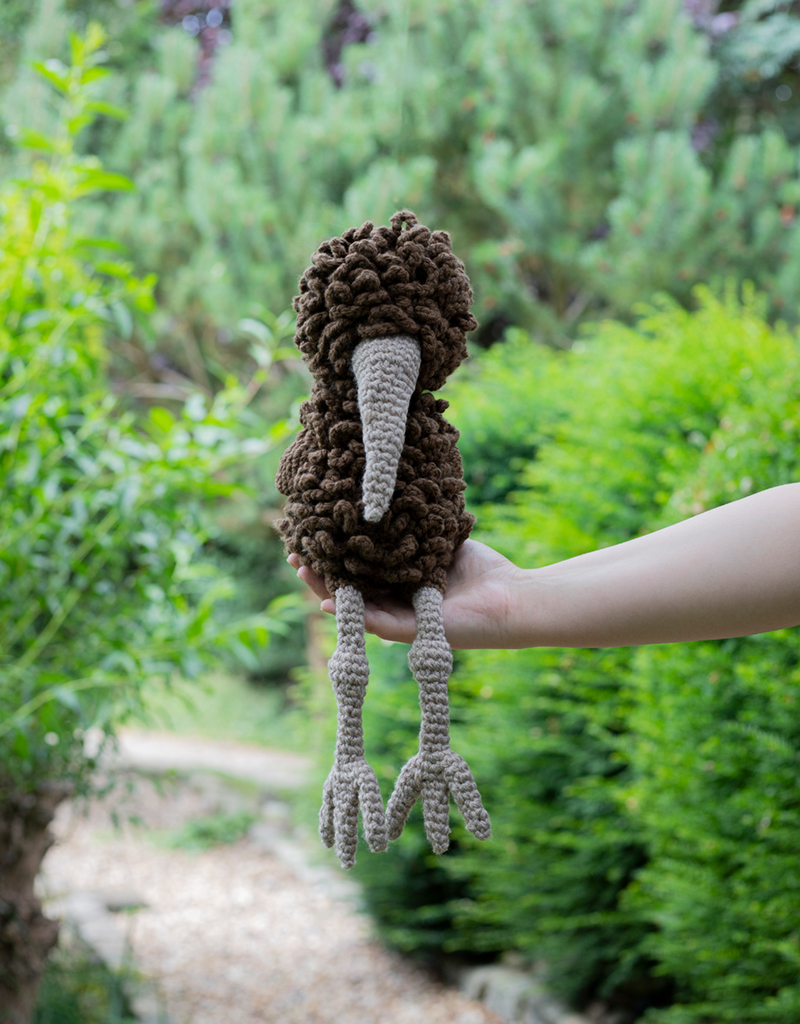 Large Ethel the Kiwi Crochet pattern | TOFT