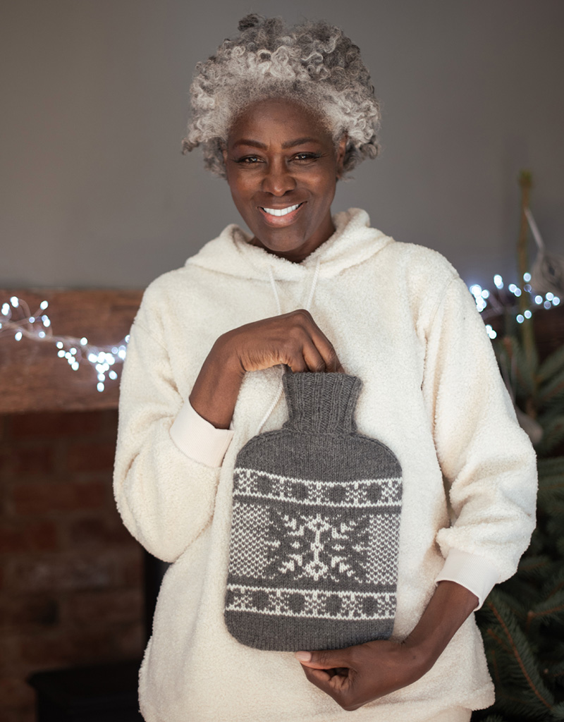 Hot Water Bottle Cover Knitting Kit | TOFT
