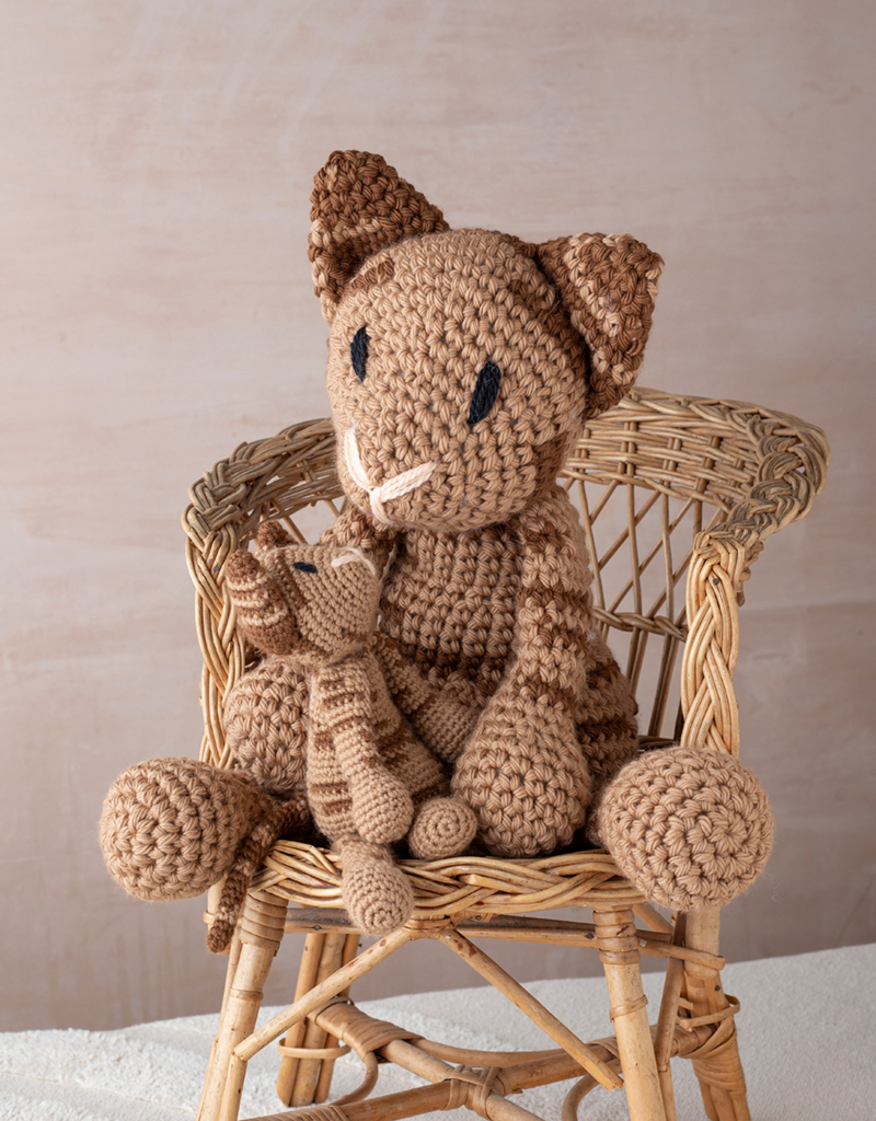 Giant Tabby Cat Crochet Kit | TOFT
