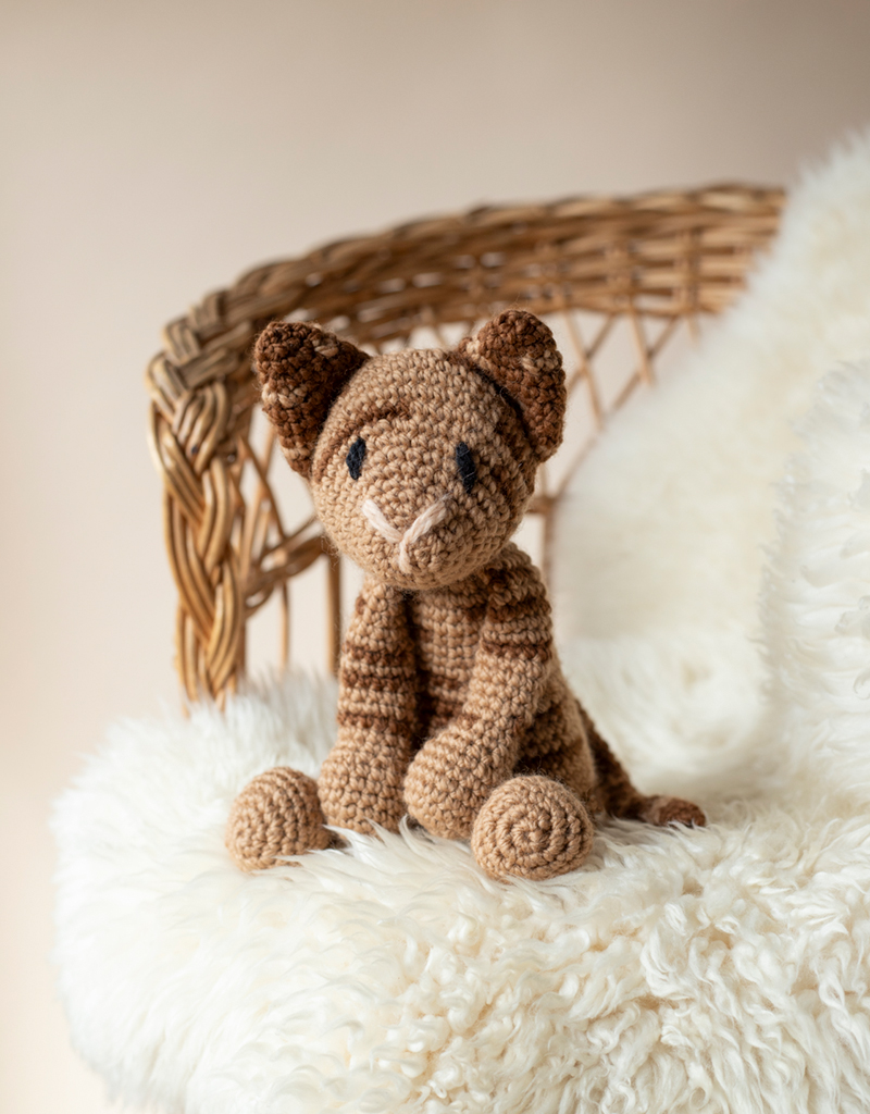 Red Tabby Cat Crochet Kit | TOFT