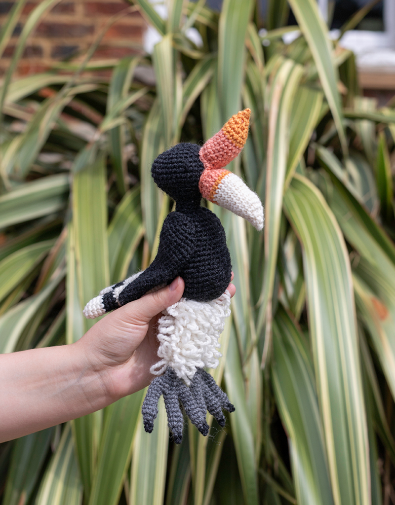 Rhinoceros Hornbill Crochet Bird Kit | TOFT