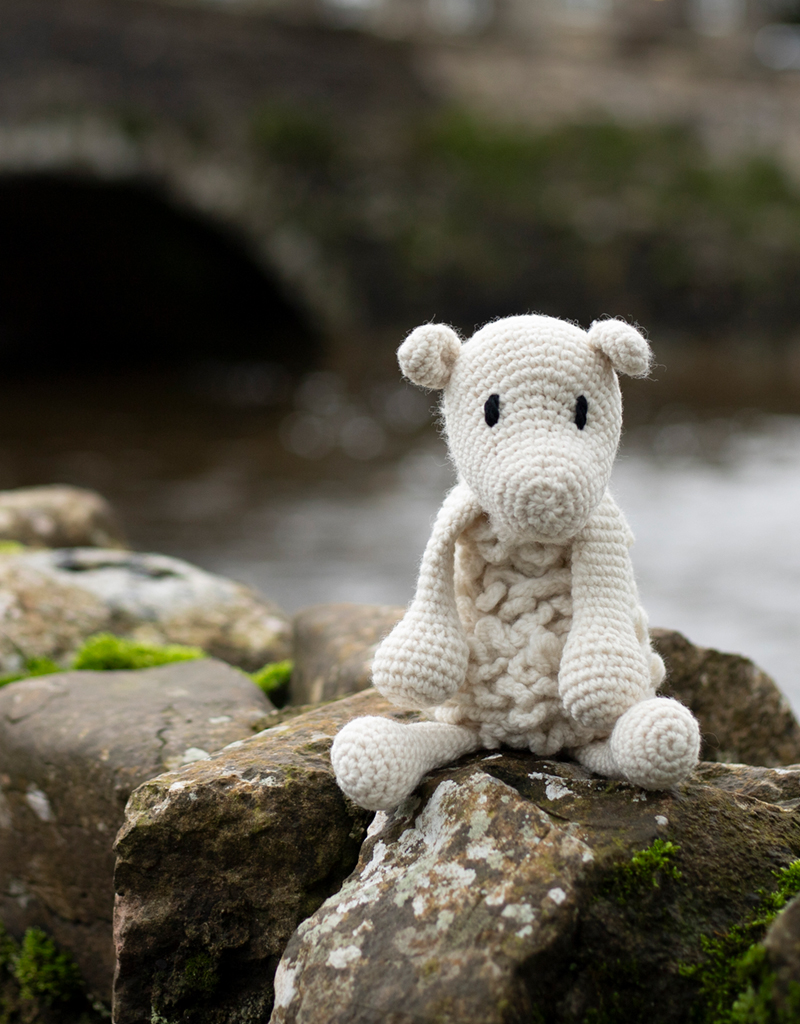 Crochet Kit for a Cute Amigurumi Animal Toy Flora the Friesian Cow