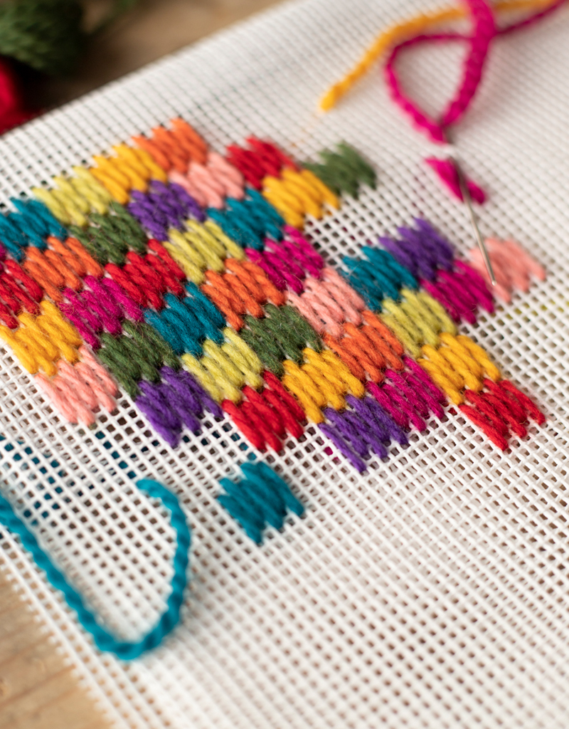 Bargello Embroidery Bag Kit TOFT