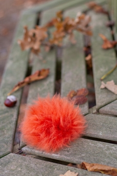 TOFT Orange Pom Pom