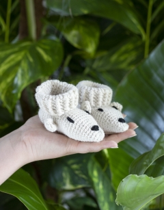 Polar Bear Booties - Infant 