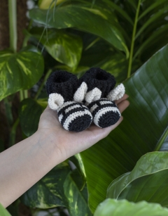 Zebra Booties - Infant 