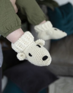 Polar Bear Booties - Infant 