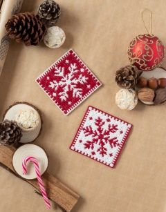 Snowflake Bargello Coaster Kit