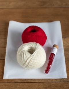 Ed’s Beaded Santa Hat