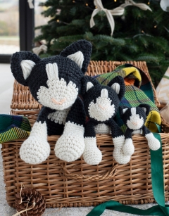 Giant Paddy the Black and White Cat