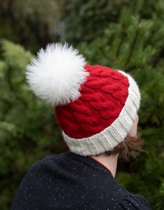 Cable Santa Hat