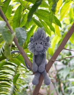 Charlotte the Silver Leaf Monkey and Baby