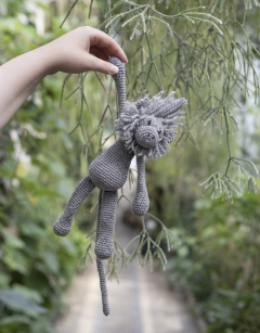 Charlotte the Silver Leaf Monkey and Baby