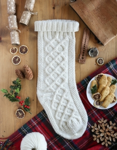 Christmas Cable Stocking 