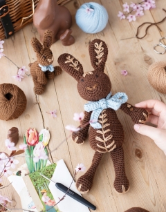 Chocolate Rabbit Family