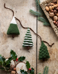 Crochet Tree Garland