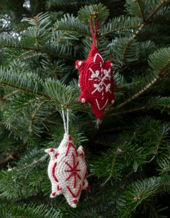 Embroidered Star Decoration