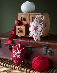 Embroidered Star Decoration