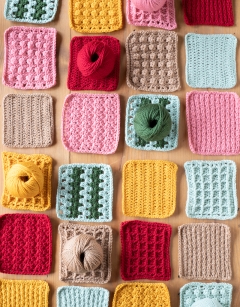 Patchwork Squares Blanket