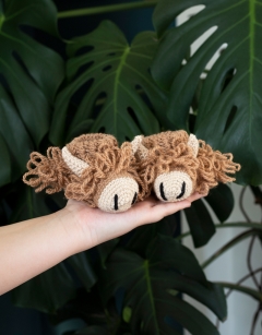 Highland Coo Booties - Infant