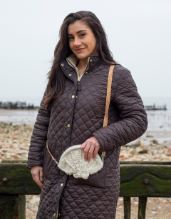 Cork Cross-body Bag Strap: Natural